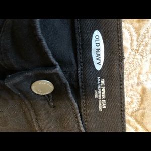 Old Navy Power Jean Black Size 14